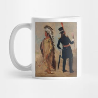 Wi-jun-jon, Pigeon's Egg Head (The Light) Going To and Returning From Washington by George Catlin Mug